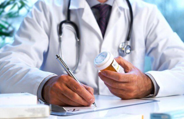The urologist prescribes medication for prostatitis