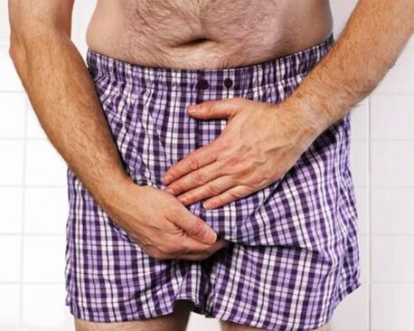 Exacerbation of prostitis in men is manifested by pain in the scrotum and perineum