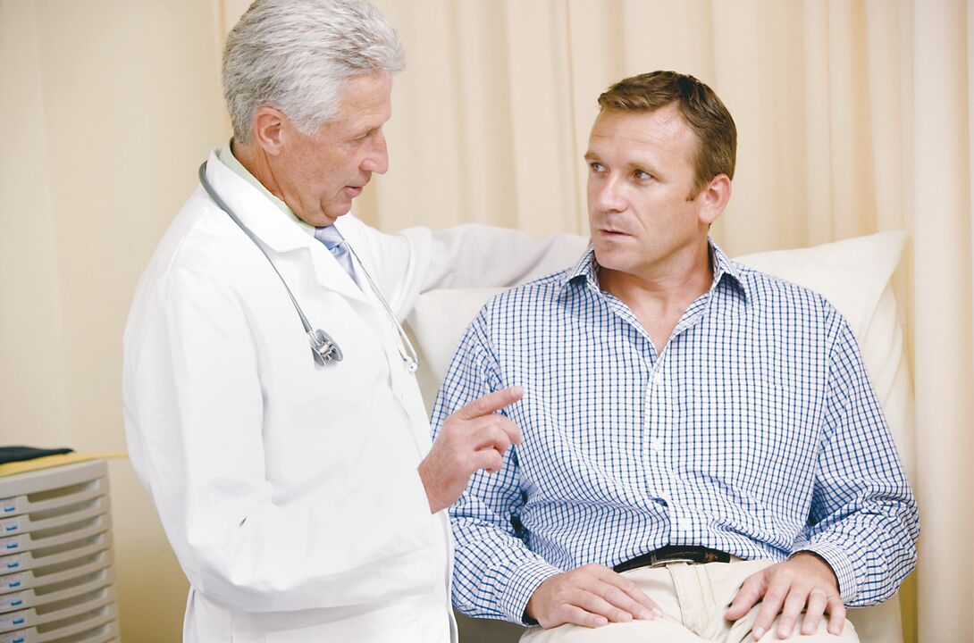 medical consultation in case of chronic bacterial prostatitis