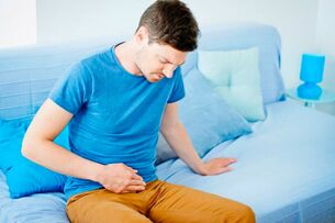 Lower abdominal pain is the first sign of impending prostatitis